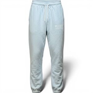 Hidden NY Jogger Sweatpants Light Blue Embroidered Logo Luxe Streetwear Small